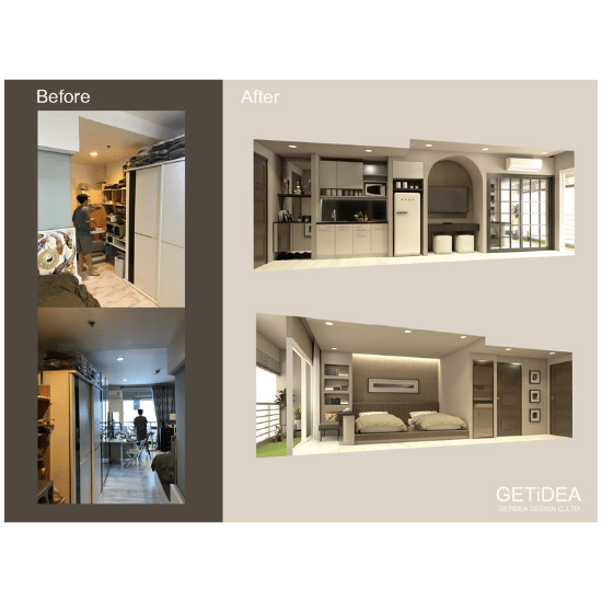 บริษัทรับออกแบบตกแต่งภายใน - เก็ทไอเดีย ดีไซน์ - รับรีโนเวทบ้านเก่าให้สวยงาม